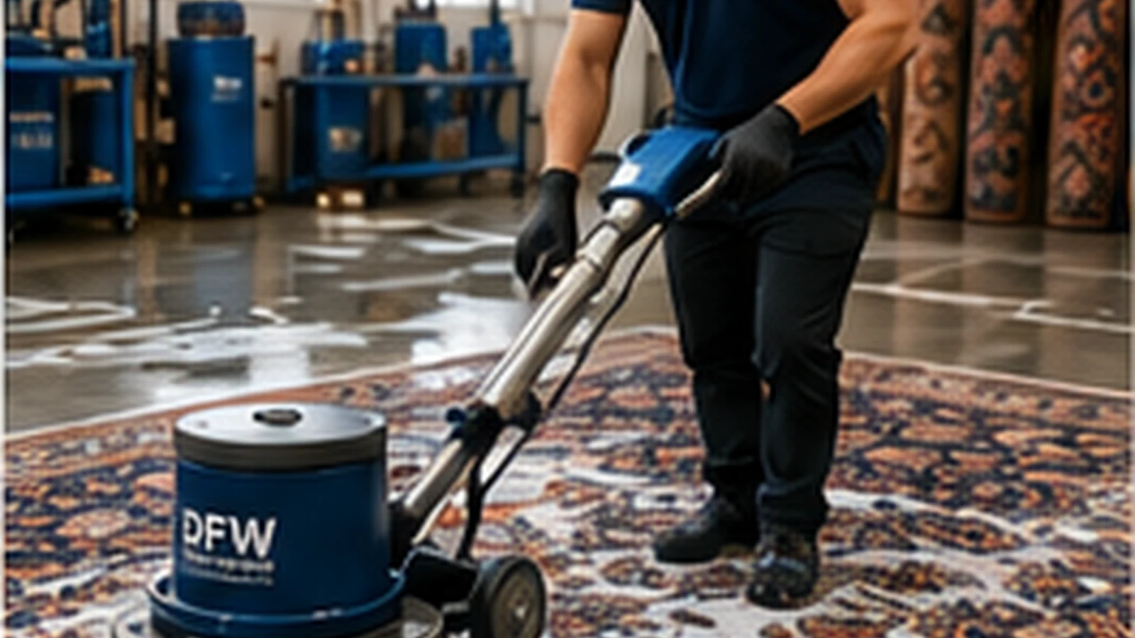 Professional area rug cleaning service in Dallas Fort Worth